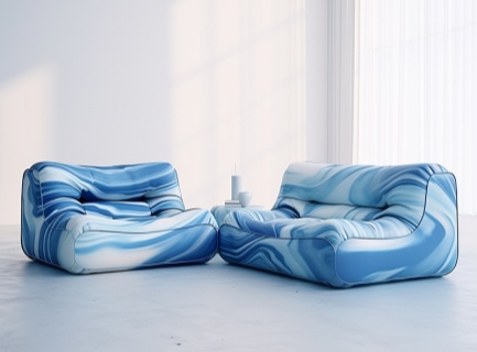 DERRY LEISURE Inflatable Corner Sofa Gives Your Home A Holiday Feel